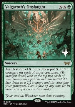 Valgavoth's Onslaught (V.2)⁣ - Duskmourn: House of Horror: Promos⁣ (Rare)⁣ [204]