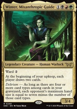 Winter, Misanthropic Guide (V.2)⁣ - Duskmourn: House of Horror: Promos⁣ (Rare)⁣ [240]