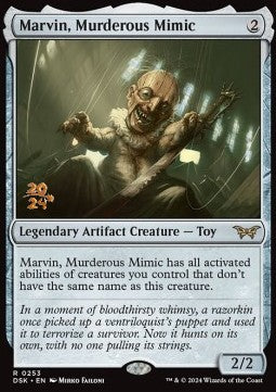 Marvin, Murderous Mimic (V.1)⁣ - Duskmourn: House of Horror: Promos⁣ (Rare)⁣ [253]