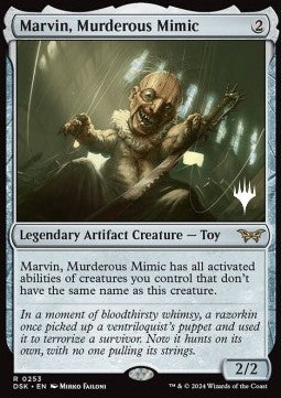 Marvin, Murderous Mimic (V.2)⁣ - Duskmourn: House of Horror: Promos⁣ (Rare)⁣ [253]