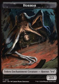 Horror Token (B 2/2) // Manifest Token (C 2/2) - Duskmourn: House of Horror: Tokens (Token) [TDSK-T 10/18]