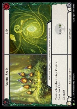 Arcane Seeds // Life (Cold Foil) - LGS Promos (Promo) [LGS-350]