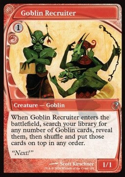 Goblin Recruiter⁣ - Mystery Booster 2⁣ (Uncommon)⁣ [193]