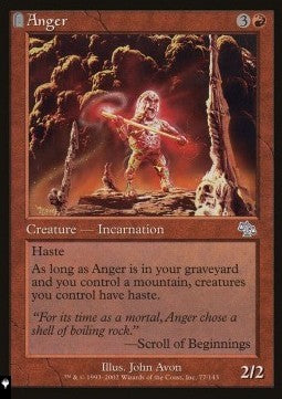 Anger⁣ - Mystery Booster 2: Reprints from Across Magic's History⁣ (Uncommon)