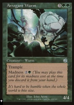 Arrogant Wurm⁣ - Mystery Booster 2: Reprints from Across Magic's History⁣ (Uncommon)