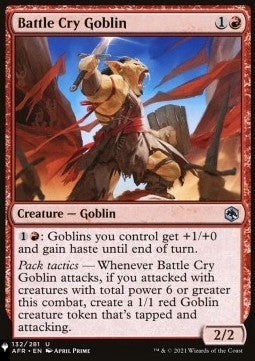 Battle Cry Goblin⁣ - Mystery Booster 2: Reprints from Across Magic's History⁣ (Uncommon)