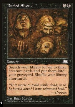 Buried Alive⁣ - Mystery Booster 2: Reprints from Across Magic's History⁣ (Uncommon)