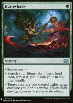Bushwhack⁣ - Mystery Booster 2: Reprints from Across Magic's History⁣ (Uncommon)