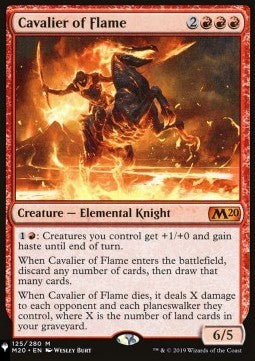 Cavalier of Flame⁣ - Mystery Booster 2: Reprints from Across Magic's History⁣ (Mythic)