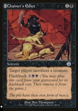 Chainer's Edict⁣ - Mystery Booster 2: Reprints from Across Magic's History⁣ (Uncommon)