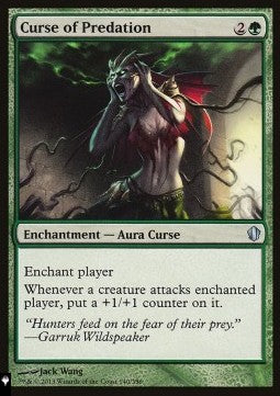 Curse of Predation⁣ - Mystery Booster 2: Reprints from Across Magic's History⁣ (Uncommon)