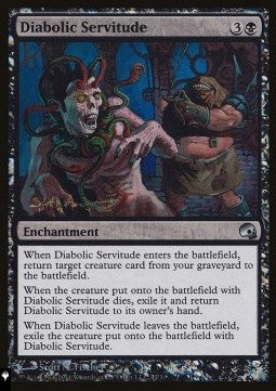 Diabolic Servitude⁣ - Mystery Booster 2: Reprints from Across Magic's History⁣ (Uncommon)