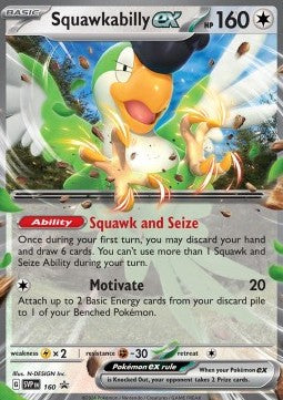 Squawkabilly ex⁣ - SV Black Star Promos⁣ (Promo)⁣ [160]