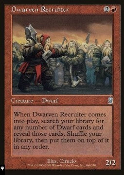 Dwarven Recruiter⁣ - Mystery Booster 2: Reprints from Across Magic's History⁣ (Uncommon)