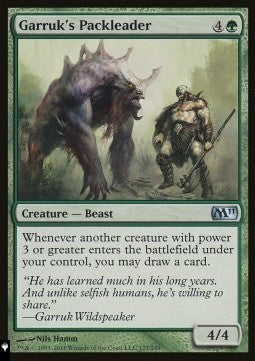Garruk's Packleader⁣ - Mystery Booster 2: Reprints from Across Magic's History⁣ (Uncommon)