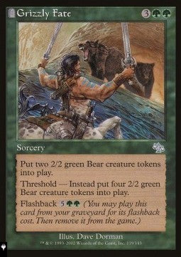 Grizzly Fate⁣ - Mystery Booster 2: Reprints from Across Magic's History⁣ (Uncommon)