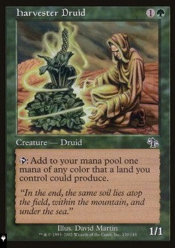 Harvester Druid⁣ - Mystery Booster 2: Reprints from Across Magic's History⁣ (Common)