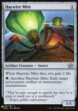 Haywire Mite⁣ - Mystery Booster 2: Reprints from Across Magic's History⁣ (Uncommon)