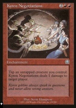 Kyren Negotiations⁣ - Mystery Booster 2: Reprints from Across Magic's History⁣ (Uncommon)
