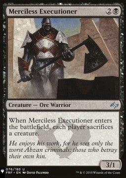 Merciless Executioner⁣ - Mystery Booster 2: Reprints from Across Magic's History⁣ (Uncommon)