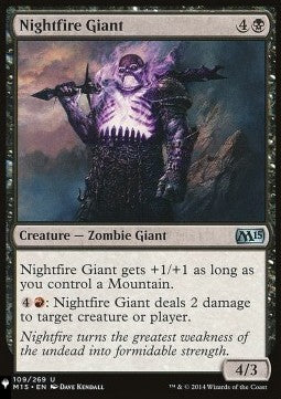 Nightfire Giant⁣ - Mystery Booster 2: Reprints from Across Magic's History⁣ (Uncommon)
