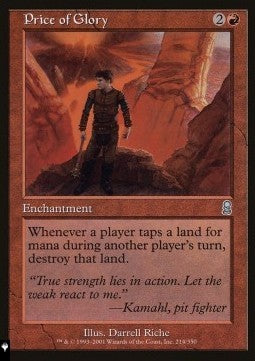 Price of Glory⁣ - Mystery Booster 2: Reprints from Across Magic's History⁣ (Uncommon)