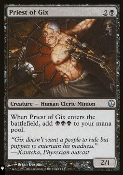 Priest of Gix⁣ - Mystery Booster 2: Reprints from Across Magic's History⁣ (Uncommon)