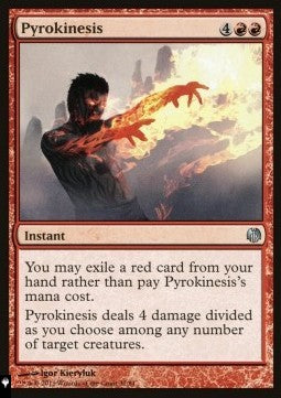 Pyrokinesis⁣ - Mystery Booster 2: Reprints from Across Magic's History⁣ (Uncommon)