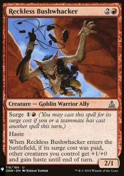 Reckless Bushwhacker⁣ - Mystery Booster 2: Reprints from Across Magic's History⁣ (Uncommon)