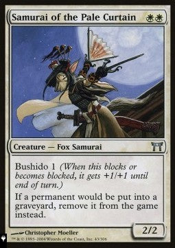 Samurai of the Pale Curtain⁣ - Mystery Booster 2: Reprints from Across Magic's History⁣ (Uncommon)