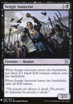 Sengir Autocrat⁣ - Mystery Booster 2: Reprints from Across Magic's History⁣ (Uncommon)