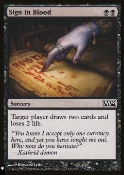 Sign in Blood⁣ - Mystery Booster 2: Reprints from Across Magic's History⁣ (Common)