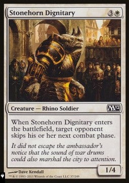 Stonehorn Dignitary⁣ - Mystery Booster 2: Reprints from Across Magic's History⁣ (Common)