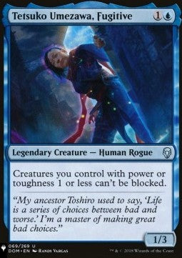 Tetsuko Umezawa, Fugitive⁣ - Mystery Booster 2: Reprints from Across Magic's History⁣ (Uncommon)