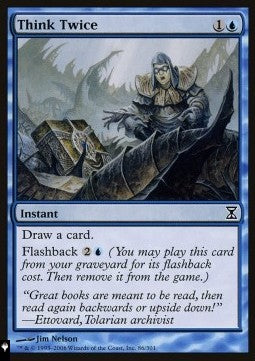 Think Twice⁣ - Mystery Booster 2: Reprints from Across Magic's History⁣ (Common)