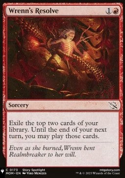 Wrenn's Resolve⁣ - Mystery Booster 2: Reprints from Across Magic's History⁣ (Common)