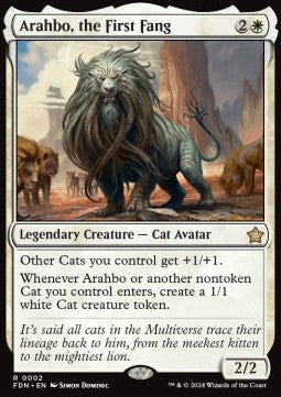 Arahbo, the First Fang⁣ - Magic: The Gathering Foundations⁣ (Rare)⁣ [2]
