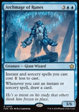 Archmage of Runes⁣ - Magic: The Gathering Foundations⁣ (Rare)⁣ [30]