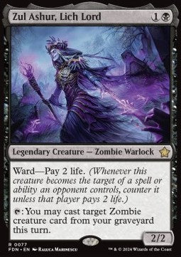 Zul Ashur, Lich Lord⁣ - Magic: The Gathering Foundations⁣ (Rare)⁣ [77]