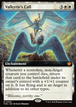 Valkyrie's Call (V.3)⁣ - Magic: The Gathering Foundations: Extras⁣ (Mythic)⁣ [449]
