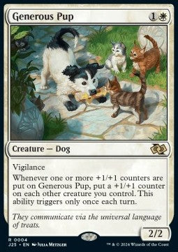 Generous Pup⁣ - Foundations Jumpstart⁣ (Rare)⁣ [4]
