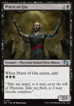Priest of Gix⁣ - Foundations Jumpstart⁣ (Uncommon)⁣ [121]