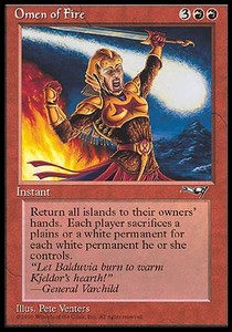 Omen of Fire⁣ - Alliances⁣ (Rare)