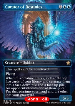 Curator of Destinies (V.2)⁣ - Magic: The Gathering Foundations: Extras⁣ (Rare)⁣ [373]