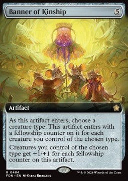 Banner of Kinship (V.3)⁣ - Magic: The Gathering Foundations: Extras⁣ (Rare)⁣ [484]