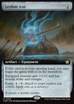 Leyline Axe (V.3)⁣ - Magic: The Gathering Foundations: Extras⁣ (Rare)⁣ [485]