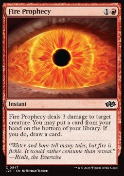 Fire Prophecy - Foundations Jumpstart (Common) [J25-547]