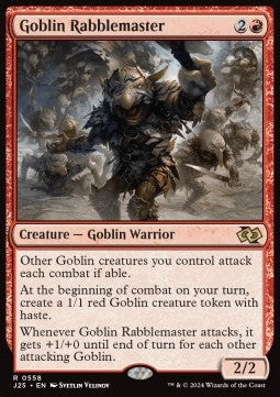 Goblin Rabblemaster⁣ - Foundations Jumpstart⁣ (Rare)⁣ [558]