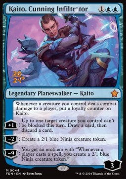 Kaito, Cunning Infiltrator⁣ - Magic: The Gathering Foundations: Promos⁣ (Mythic)⁣ [44]