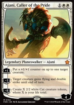 Ajani, Caller of the Pride (V.1)⁣ - Magic: The Gathering Foundations: Promos⁣ (Mythic)⁣ [134]